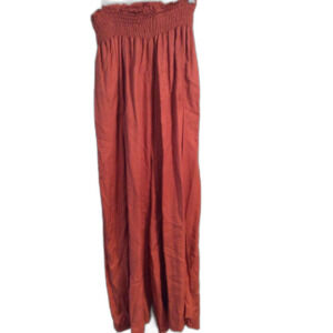 American Original Rewash Wide Legged Elastic Waist Pants Size XL Side slit